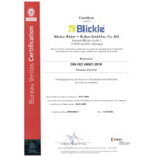 Le certificat DIN ISO 45001